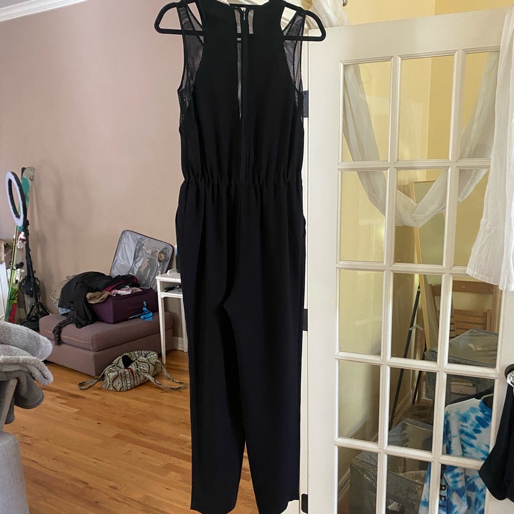 Rebecca Taylor Black Jumpsuit Size 4 only worn a few times